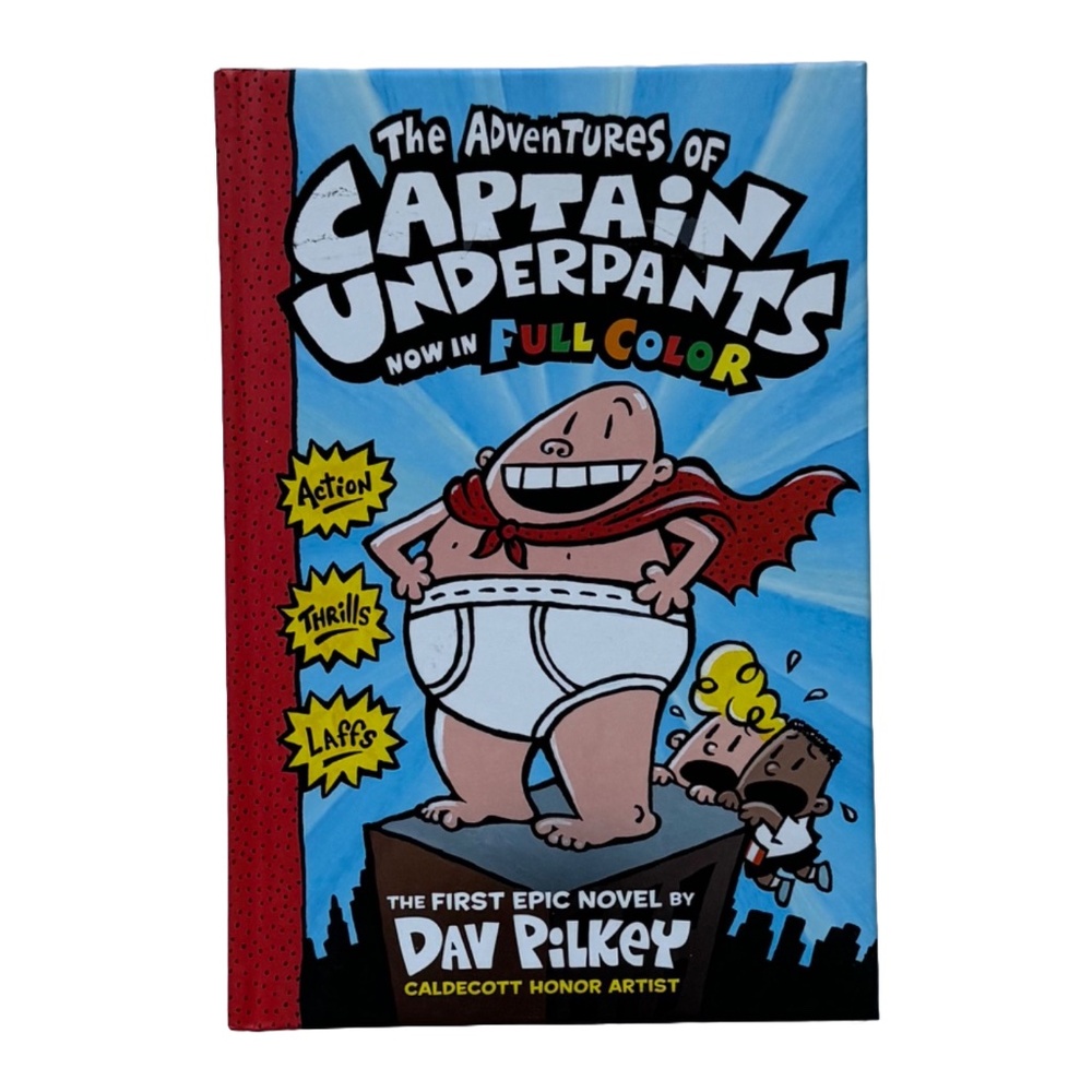 NEW! “The Adventures of Captain Underpants in Full Color” Book By Dav Pilkey.